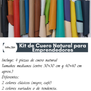 Kit de Cuero Natural para Emprendedores