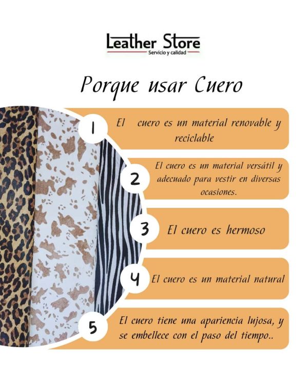 PORQUE USAR CUERO